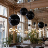 Yescom Black Mirror Ball for Tech Launches Car Show