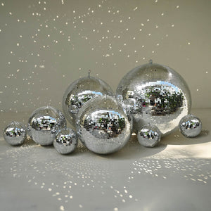 Yescom Silver Mirror Ball for 70s/80s Disco Parties Fashion Runway