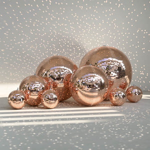 Yescom Rose Gold Mirror Ball for Beach Wedding Luxury Gala