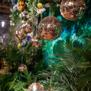 Yescom Rose Gold Mirror Ball for Beach Wedding Luxury Gala Image