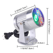 Yescom Pinspot LED Disco Light Party Club Lighting RGB Image