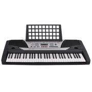 Yescom Musical Electronic Keyboard 61 Keys Instrument Black Image