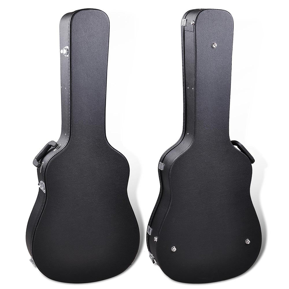 Yescom Lockable Guitar Wood Hard-Shell Case 41" Acoustic Image