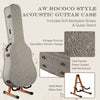 Yescom Acoustic Guitar Case (Stand & Straps Optional Add-on)