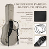Yescom Acoustic Guitar Case (Stand & Straps Optional Add-on)