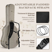 Yescom Acoustic Guitar Case (Stand & Straps Optional Add-on) Image