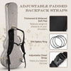 Yescom Lockable Electric Guitar Hard-Shell Case Les Paul Style Wood