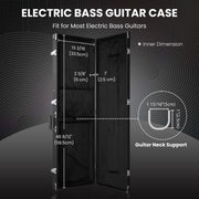 Yescom Lockable Universal Electric Bass Guitar Hard-Shell Case 48x15 in Image