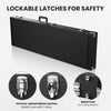 Yescom Lockable Universal Electric Bass Guitar Hard-Shell Case 48x15 in