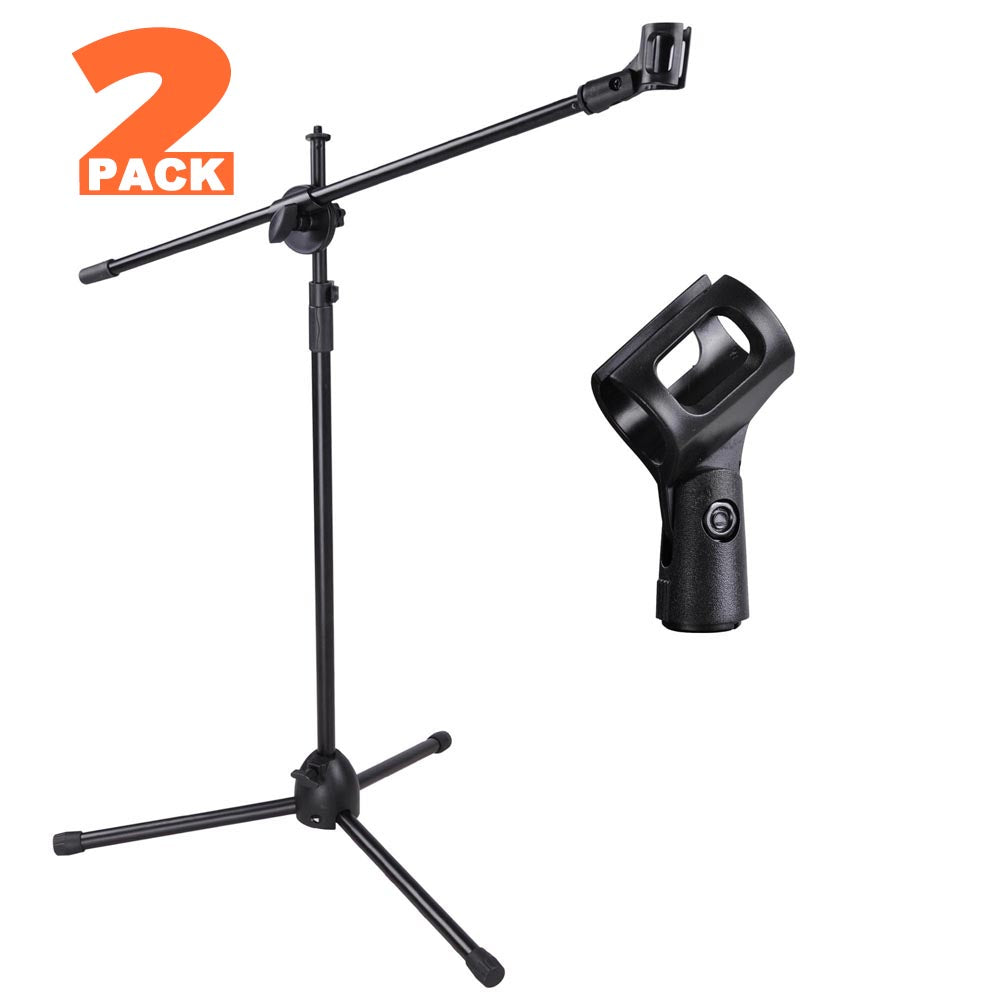 Yescom Microphone Boom Stand and Adjustable Tripod, 2ct/pack Image
