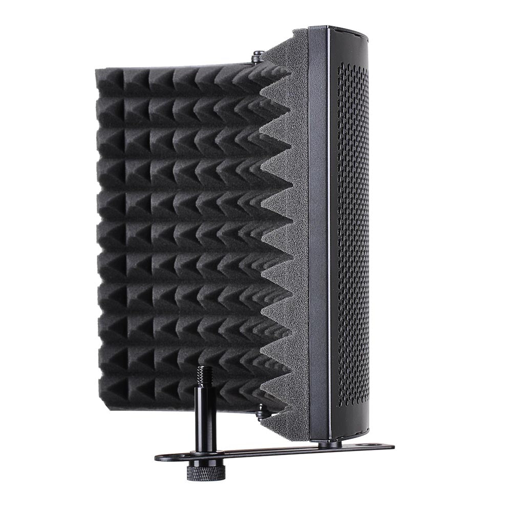 Yescom Microphone Studio Isolation Shield Sound Isolator Absorber 3-Panel Image