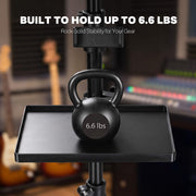 Yescom Flat Tray Holds 9/16" to 1 3/4" Poles with Phone Holder Image