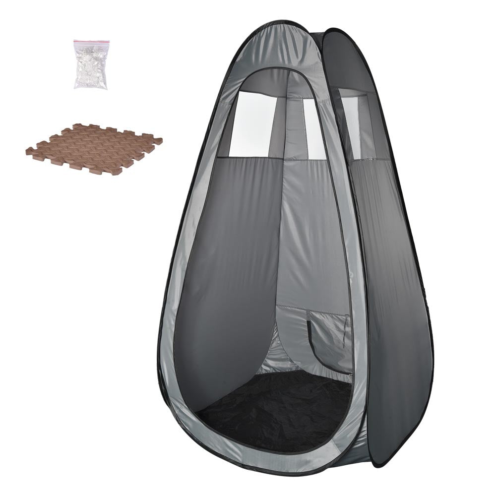 Yescom Airbrush Tanning Booth Sunless Spray Pop Up Tent, Gray Image