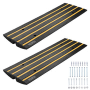 Yescom Driveway Curb Ramps for Lowered Cars 2.6in Rise Image