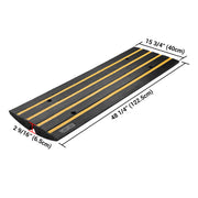 Yescom Driveway Curb Ramps for Lowered Cars 2.6in Rise Image