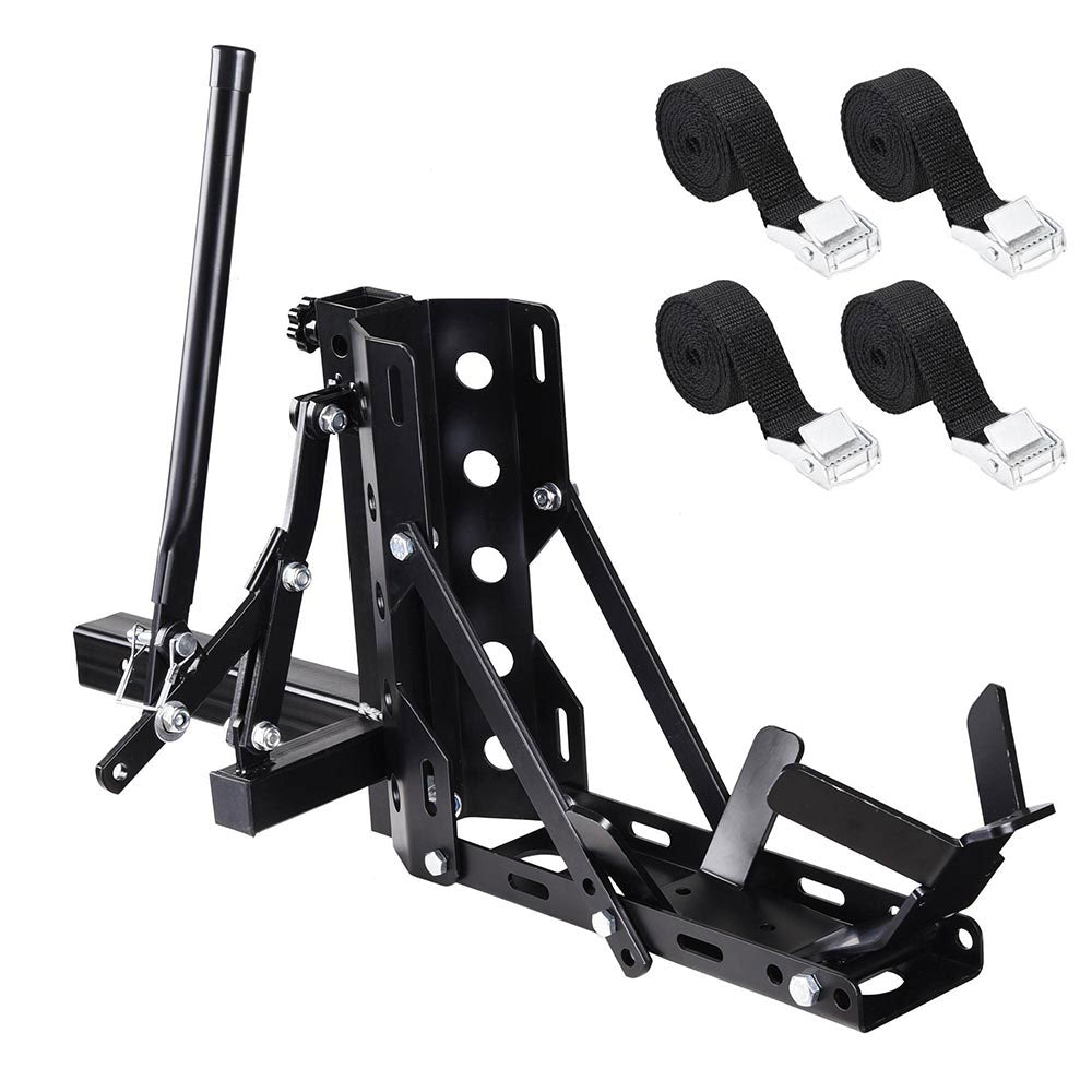 Yescom 800lbs Motorcycle Trailer Hitch Carrier & 2" Tow Receiver Image