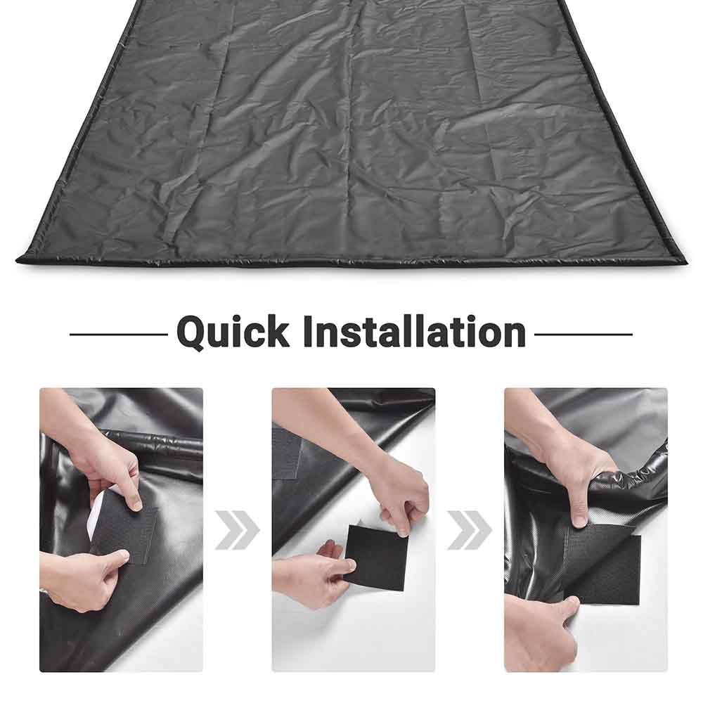 Yescom Garage Floor Containment Mat for Snow 8.5x20ft Image