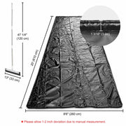 Yescom Garage Floor Containment Mat for Snow 8.5x20ft Image