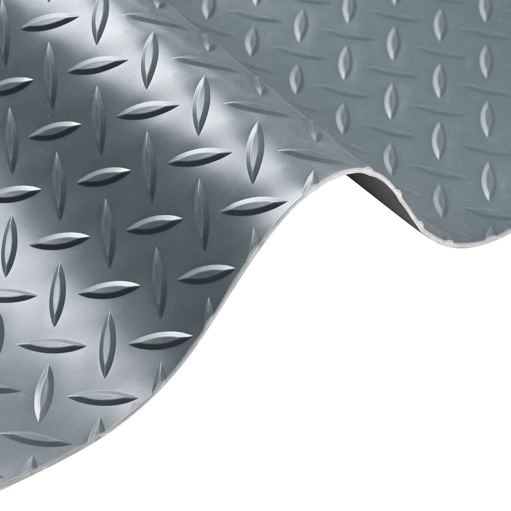 Yescom Garage Mat Roll for Cars Trailer Workshop Diamond 4.6ftx20ft, Gray Image