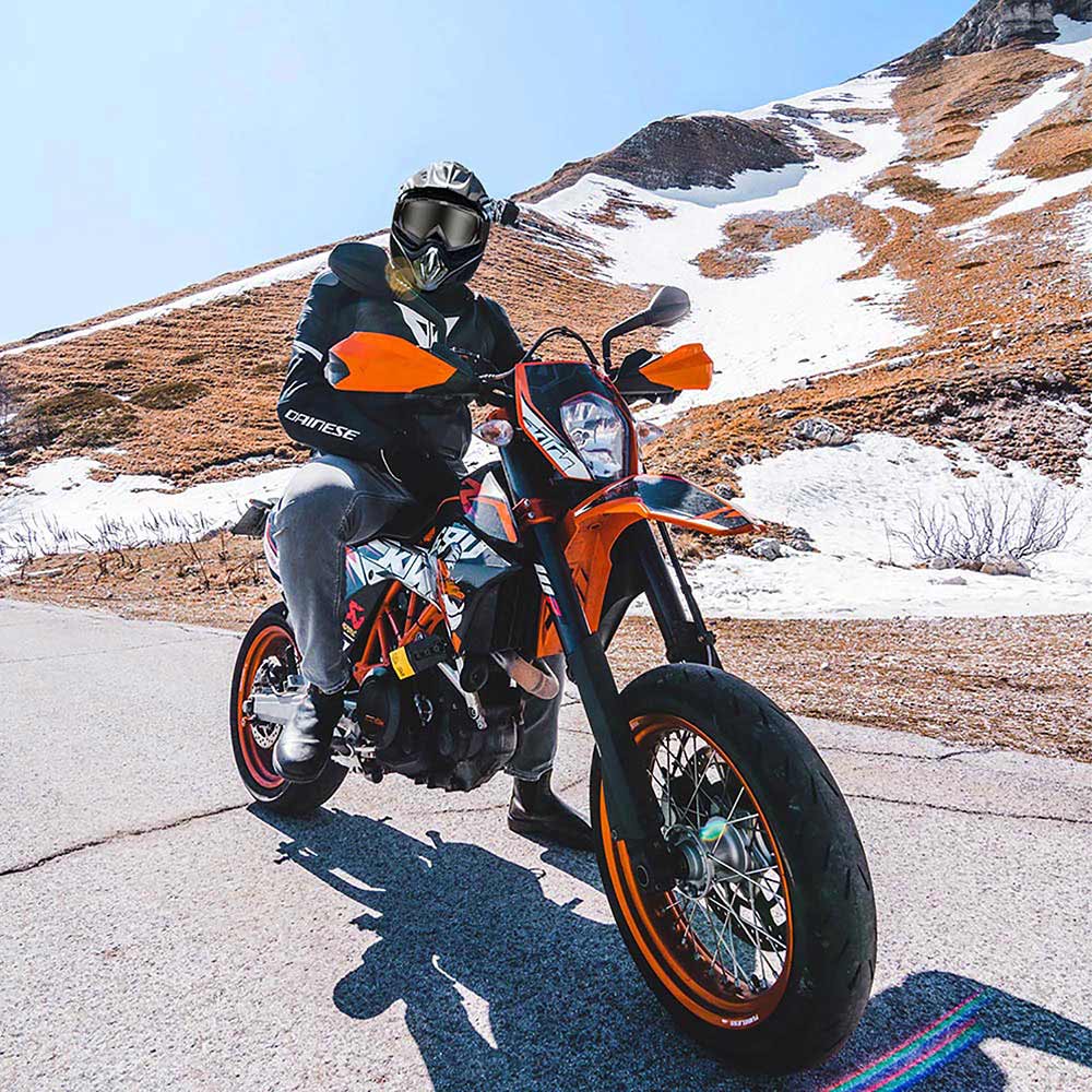 Yescom Dirt Bike Goggles Bendable Motocross ATV Riding Glasses Image