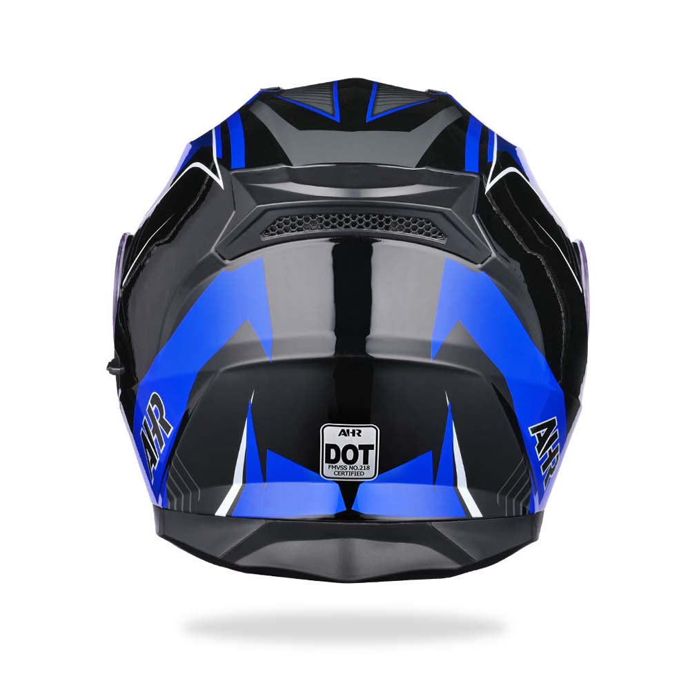 Yescom RUN-M3 Modular Helmet Flip Up DOT 2-Visors Blue, XXL(63-64cm) Image