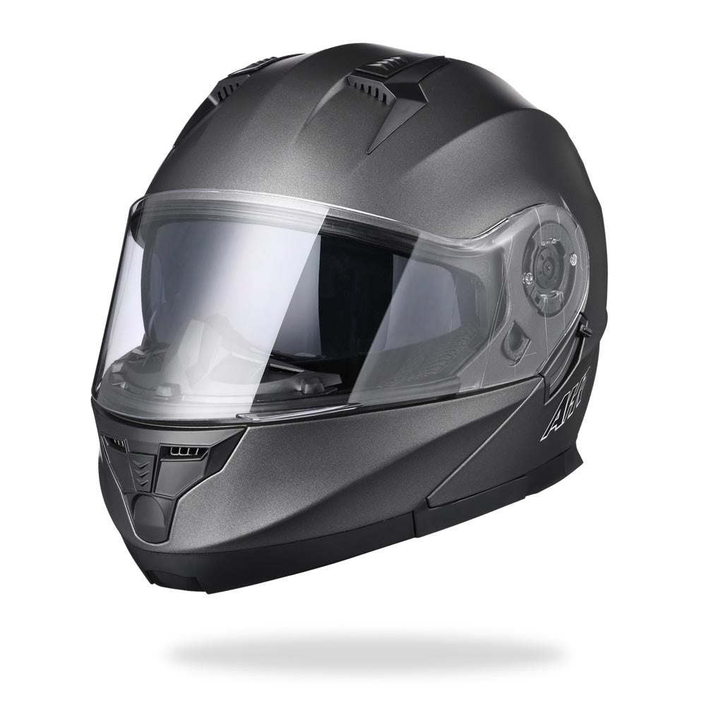 Yescom RUN-M3 Modular Helmet Flip Up DOT 2-Visors Gray, S(55-56cm) Image