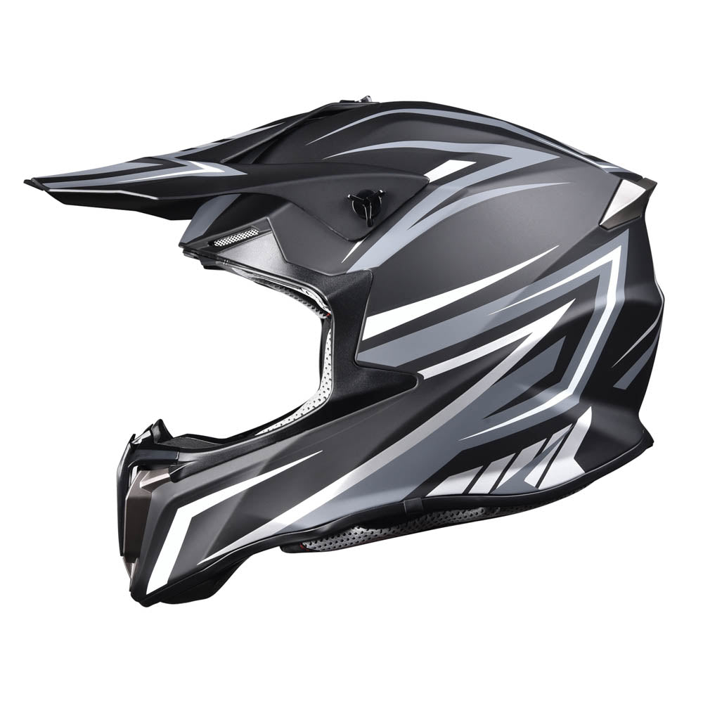 Yescom Adult DOT Off-road Race Helmet Dirt Bike MX ATV Black, M(57-58cm) Image