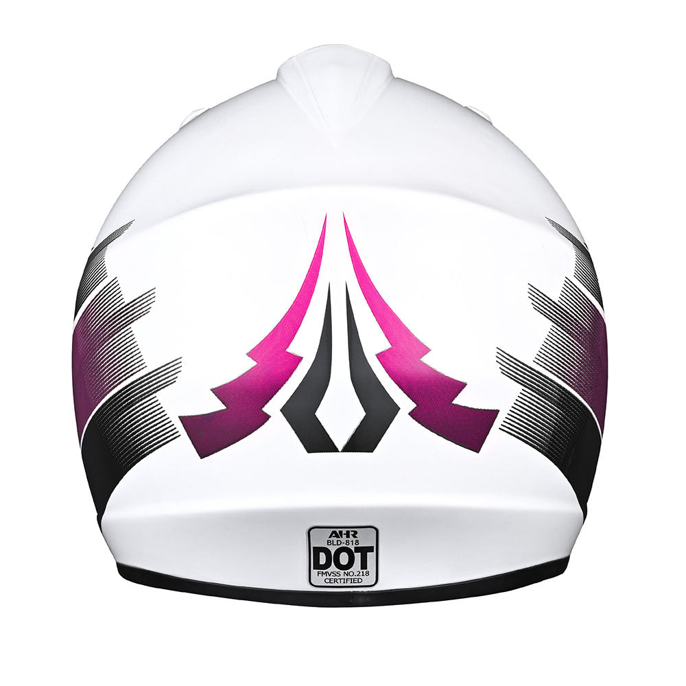 Yescom Dirt Bike Helmet for Youth H-VEN12 DOT Pink Image