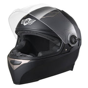 Yescom DOT Motorcycle Helmet Full Face Dual Visors Matte Black Image