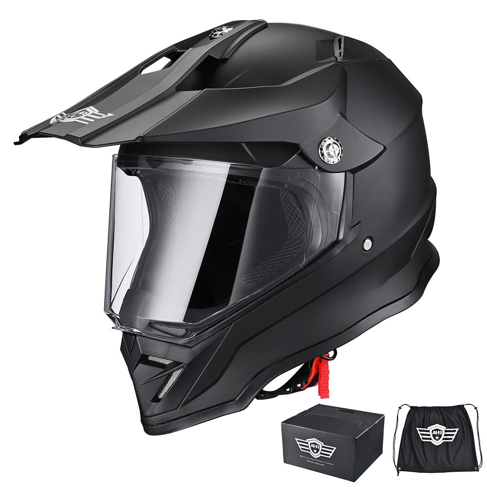 Yescom Offroad Helmet DOT Full Face Dirt Bike Black, XXL Image