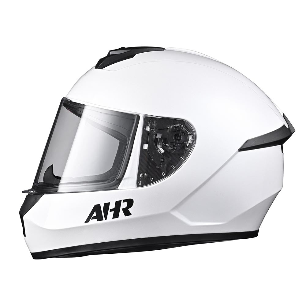 Yescom RUN-F3 DOT Motorcycle Helmet Full White, S(55-56cm) Image