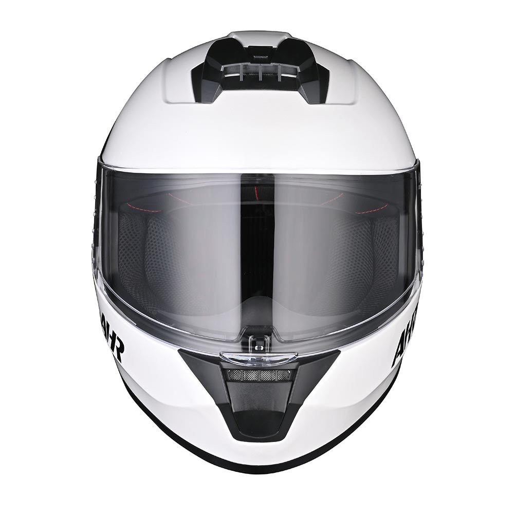 Yescom RUN-F3 DOT Motorcycle Helmet Full White, L(59-60cm) Image