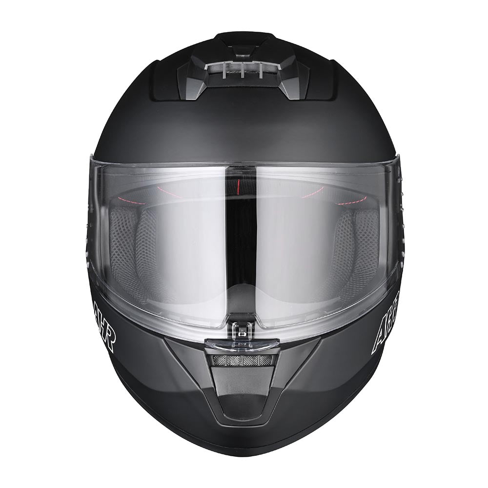 Yescom RUN-F3 DOT Motorcycle Helmet Full Matt Black, M(57-58cm) Image