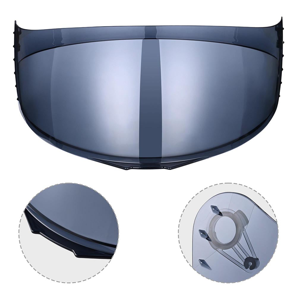 Yescom RUN-F Motorcycle Helmet Visor Replacement Smoke Visor Image