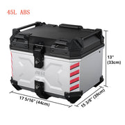 Yescom Motorcycle Trunk Box with Backrest Scooter Tour Pack Image