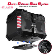 Yescom Motorcycle Trunk Box with Backrest Scooter Tour Pack Image