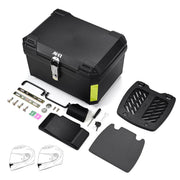Yescom Motorcycle Trunk Box with Backrest Scooter Tour Pack