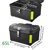 Yescom Motorcycle Truck Box with Backrest Scooter Tour Pack
