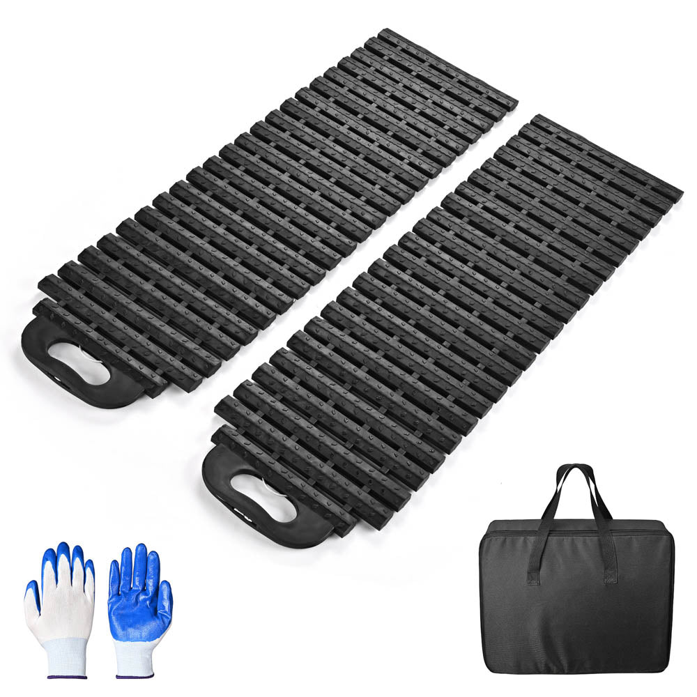 Yescom Off Road Traction Boards Mats for Mud Sand Snow 4WD 2pcs, 31x11in Image