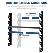 Yescom Vinyl Roll Holder Storage Rack Wall Mount Image