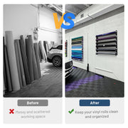 Yescom Vinyl Roll Holder Storage Rack Wall Mount Image