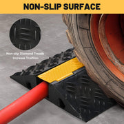 Yescom Cable Ramp Rubber Hose Protector 1 Channel for 3 1/8" Cables Image