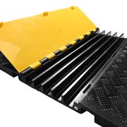 Yescom ADA Cable Ramp Rubber Speed Bump 5-Channel for 1 3/8" Cables Image
