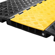 Yescom ADA Cable Ramp Rubber Speed Bump 5-Channel for 1 3/8" Cables Image