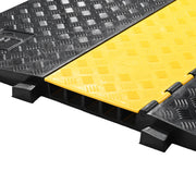 Yescom ADA Cable Ramp Rubber Speed Bump 5-Channel for 1 3/8" Cables Image