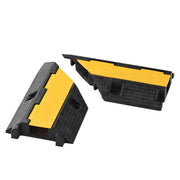 Yescom 1-Channel Cable Ramp Protector 90° Left/Right Turn Corner for 2" Cables Image