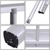 Yescom Retractable Banner Stand for Events Trade Shows Custom Printed 33x81