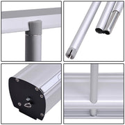 Yescom Retractable Banner Stand for Events Trade Shows Custom Printed 33x81 Image