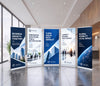 Yescom 33 x 79 in Aluminum Trade Show Retractable Banner Stands 5ct. (Preorder)