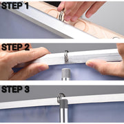 Yescom Illuminated Retractable Banner Stand Kit 33 x 79 in Image